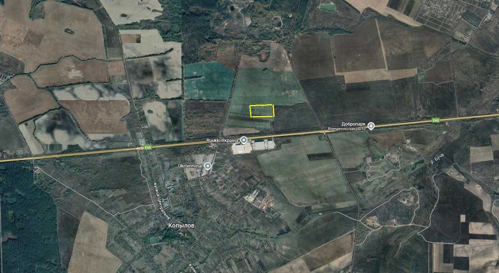 Ділянка с.Копилів, 2 га, фасад дороги, Власник!