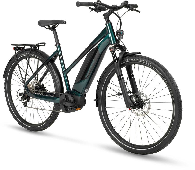 Rower elektryczny Stevens Cross E-4X Tour Lady 23 50 Glazed Green nowy FV rama 50 cm (M)