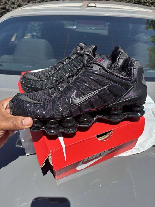 Nowy Nike Shox TL Black Max Orange Rozmiary 36