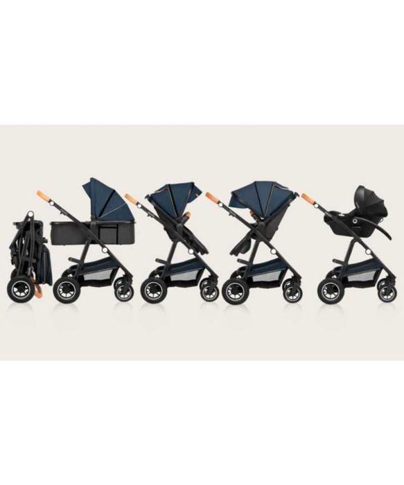 WÓZEK 3w1 Spacerówka - Gondola + Fotelik Lionelo AMBER