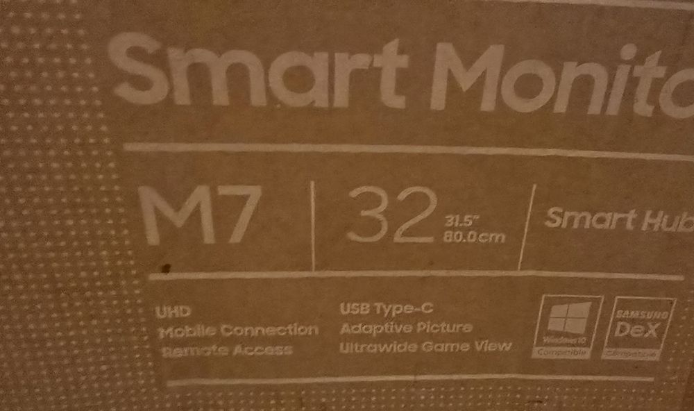 Smart monitor Samsung M7, 4k, 32",Dex WiFi