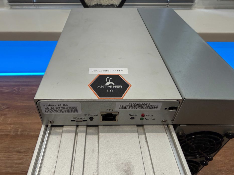 Наявність! Asic Antminer L9 Hydro 16 Gh на водоблоках + Гарантія, асік, майнер