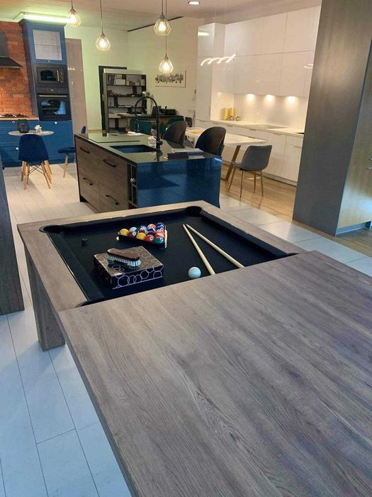 Stół Bilardowy KLASYK 7 ft blat nakrywający- akcesoria -płyta kamienna