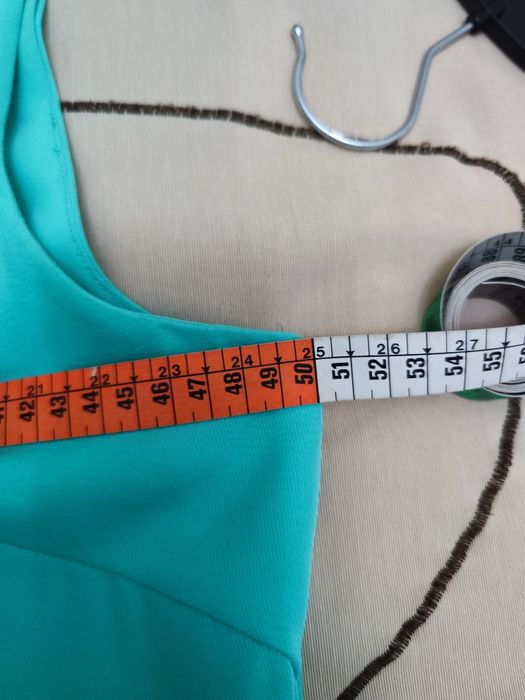 Vestido cerimônia verde água Tamanho M Da Frnch
