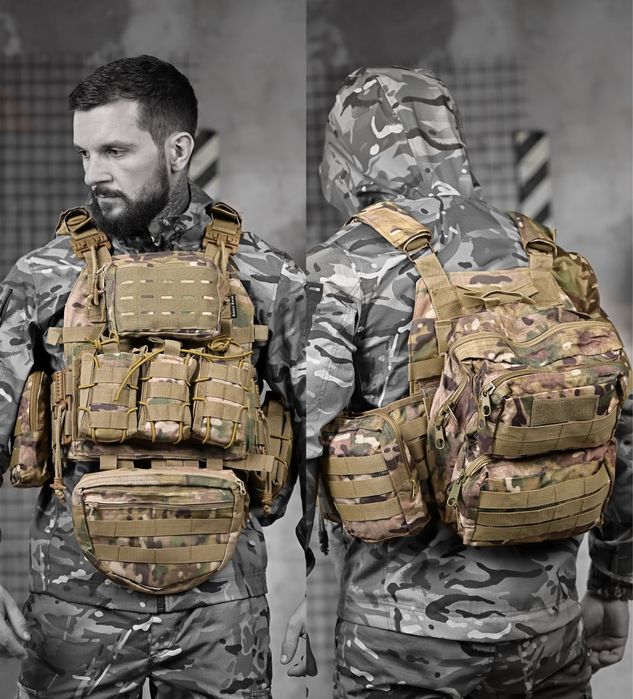 Оригінал плитоноска Single Sword мультикам, бронижелет, плитоноска