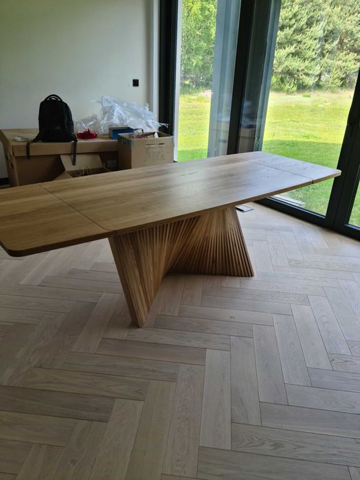 Stół dębowy wymiary 160 plus 2x40 dostawki