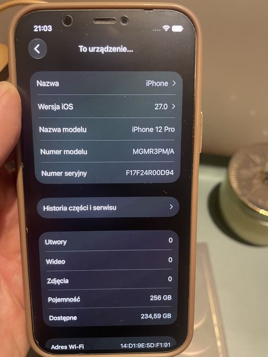 Iphone 12 PRO 256 gb złoty