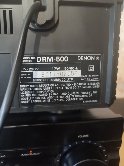 Кассетная дека denon DRM-500.