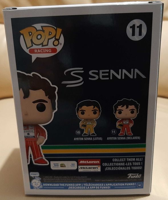 Ayrton Senna F1 Funko POP Racing Mclaren