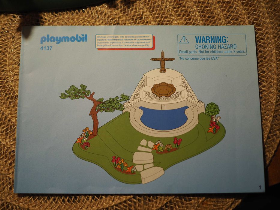 Playmobil 4137 - Baśniowa Kraina, Fontanna , jednorożec - KOMPLET 100%