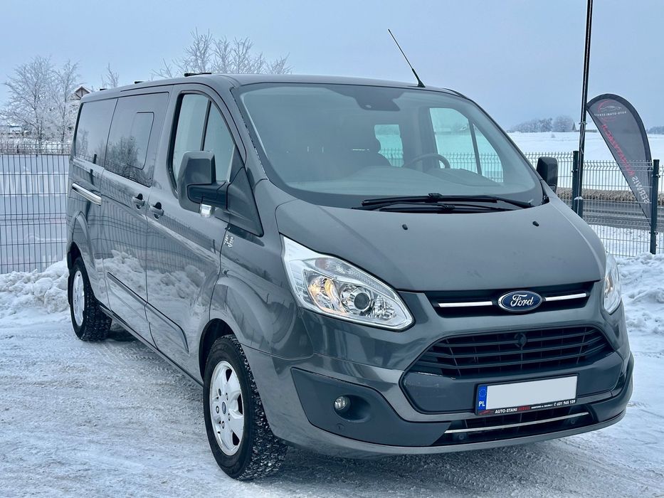 Ford Transit Custom 2.0 170 KM 2016 r. 2x Drzwi Przesuwne Kamera Navi Parktronic
