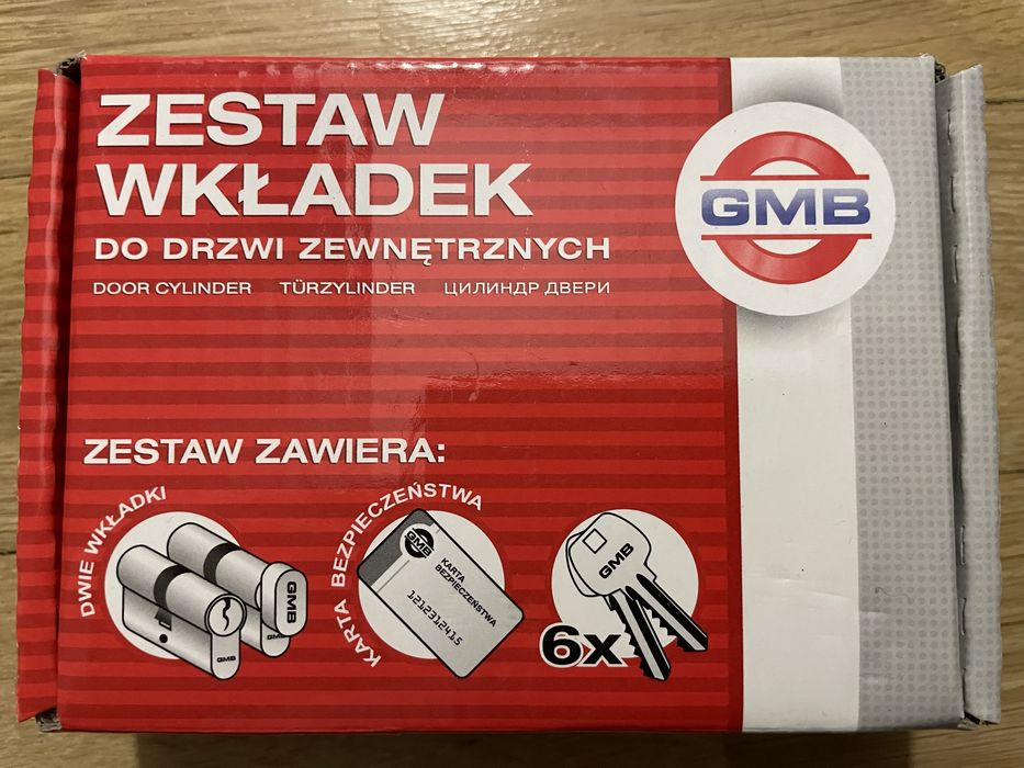 Zestaw wkładek do drzwi zewnętrznych GMB