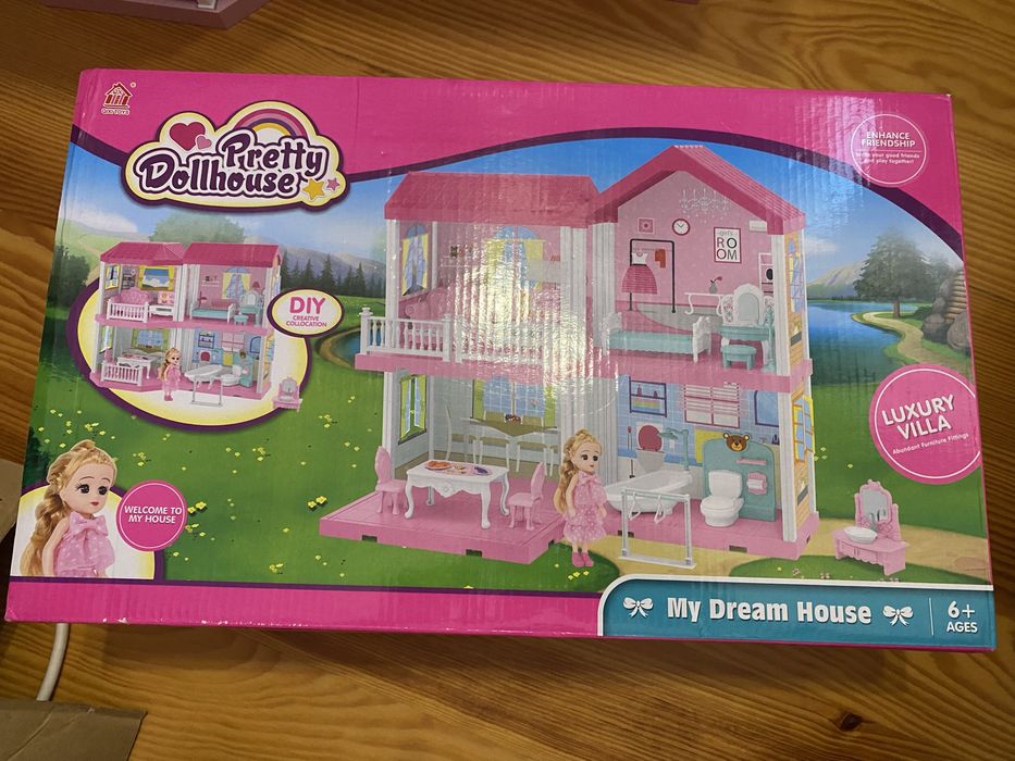Домик для кукол, дім для ляльок, Pretty Dollhouse 6+