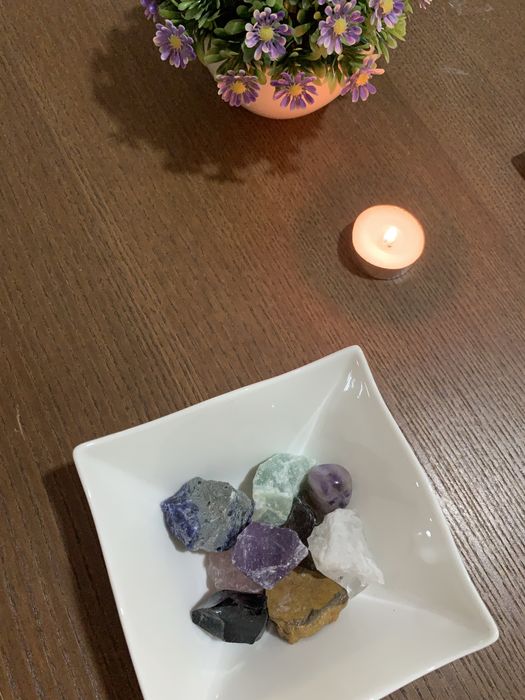 Pedras de cristal
