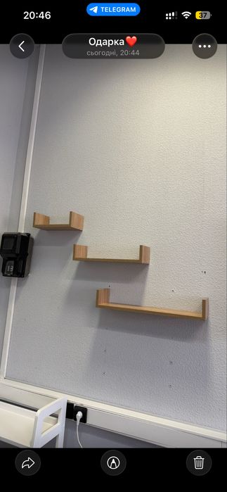 Продам комплект настінних поличок – 3 шт.