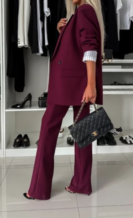 Marynarka Autumn Colors Burgund