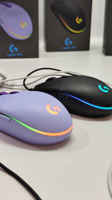 Геймерська провідна ігрова мишка Logitech G102 з RGB підсвіткою