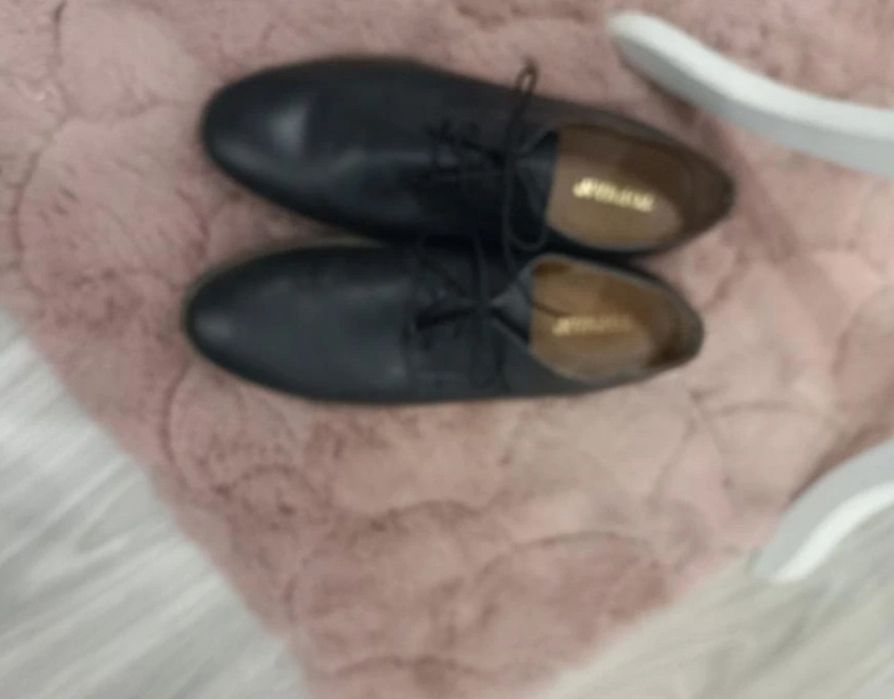 Męskie skórzane buty m-ki Topman r. 44/45