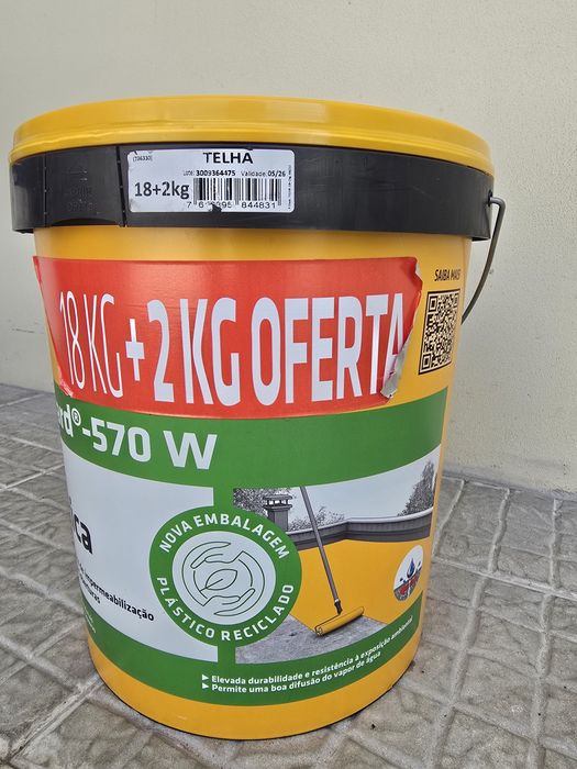 Tela  elástica Sikagard 20kg para telhados