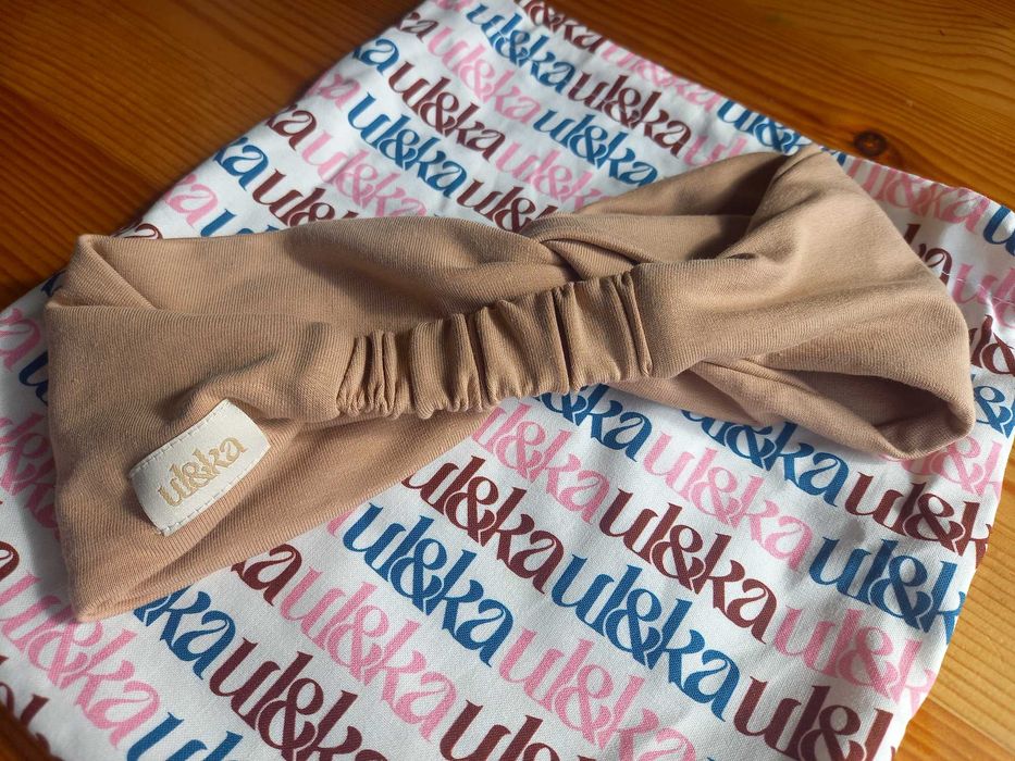 Opaska Ul&ka beżowa twistula UlandKa