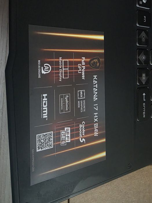 Nowy gamingowy laptop MSI Katana 17 I9 32gb Rtx 5070 cena sklepowa 9800zł