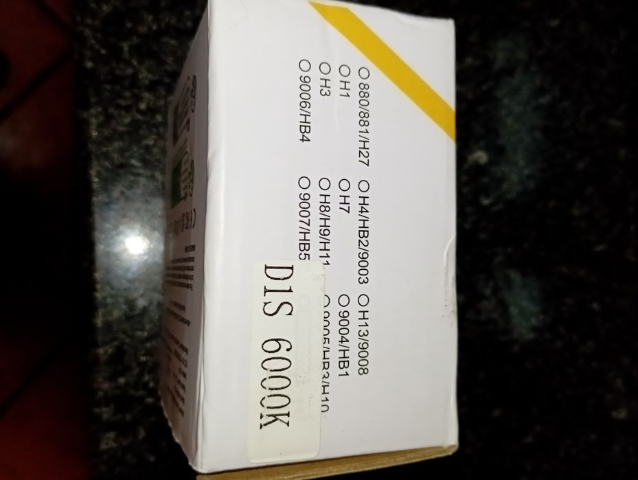 Lâmpadas Xenon D1S 6000K