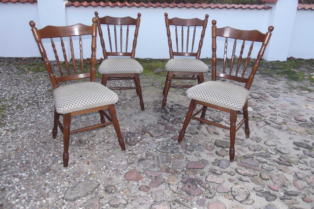 krzesła dębowe komplet rustikal krzesło