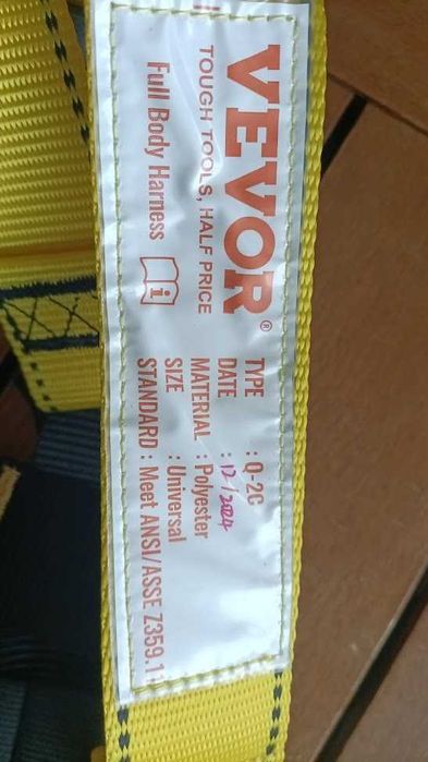 Arnês de segurança corpo completo