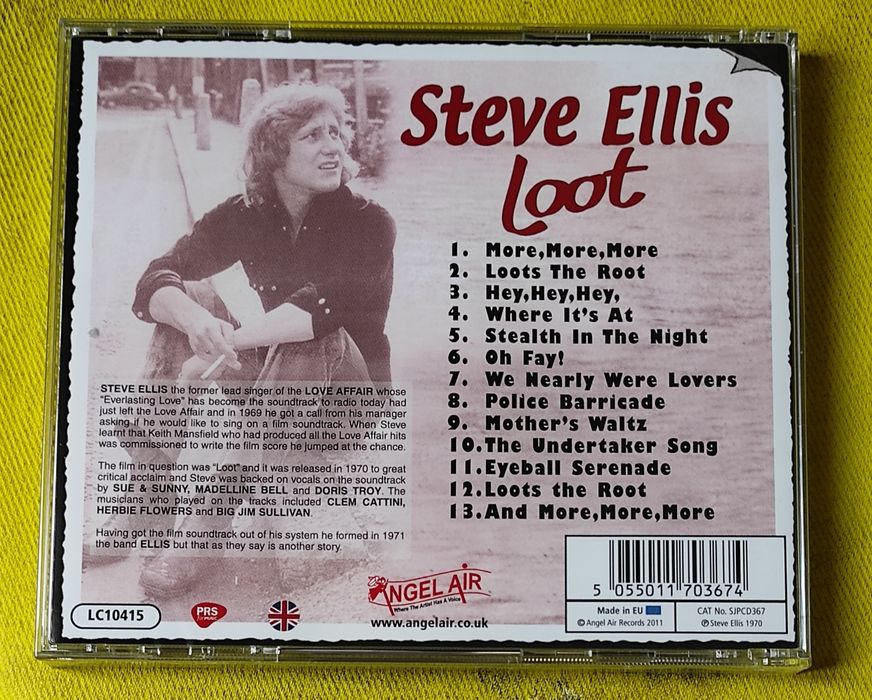 Steve Ellis - Loot CD437356846835322881