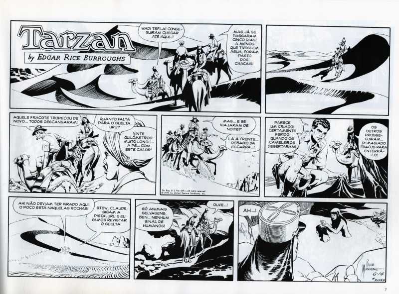 TARZAN : Pranchas Dominicais de Russ Manning - Ed. portuguesa