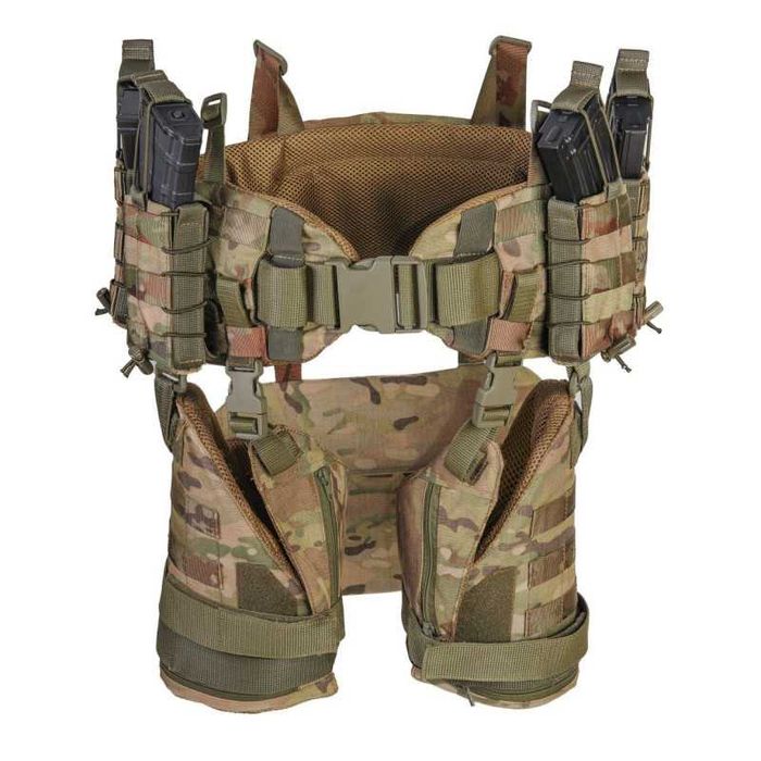 Бронежилет 6кл та захистом: шиї, плеч, боків та напашника, РПС, стегон