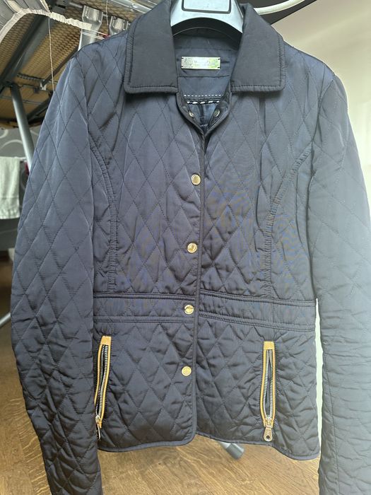 Kurtka Massimo dutti,granatowa, pikowana,przejściowa, elegancka