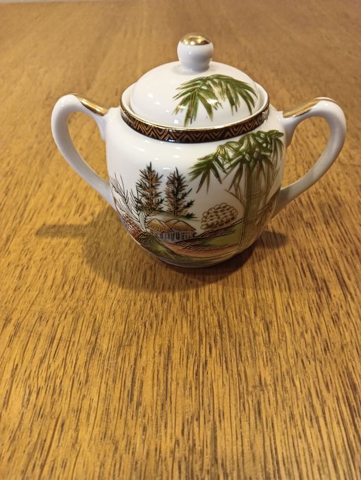 Serviço de café em porcelana japonesa