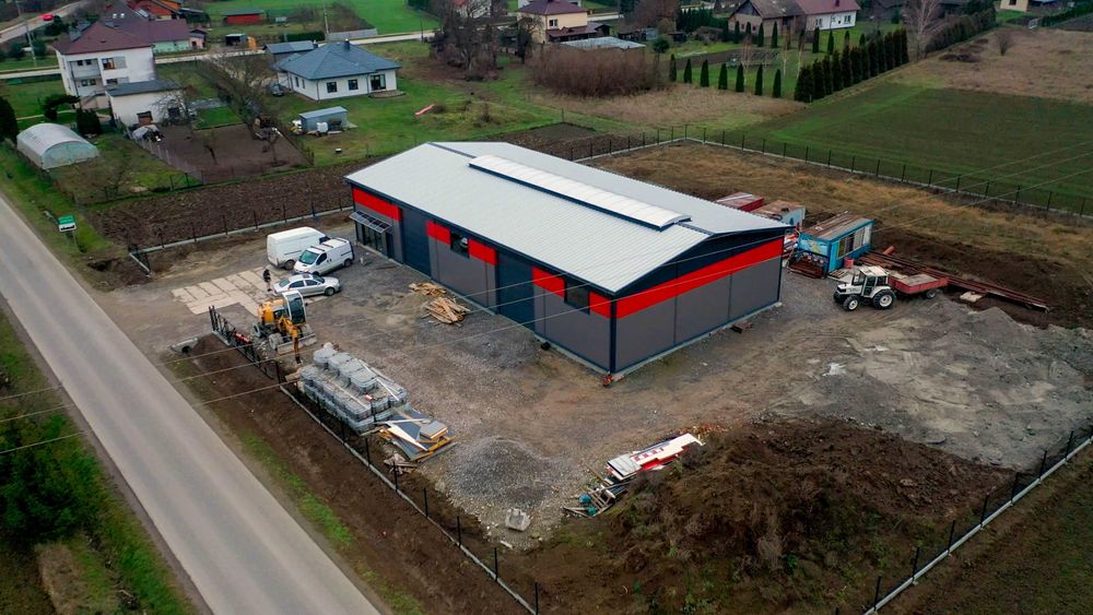 Hala Stalowa 450m2 Magazyn Garaż 15x30x5 HALER