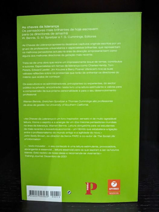 As Chaves da Liderança - W. Bennis, G.M. Spreitzer, T.G. Cummings