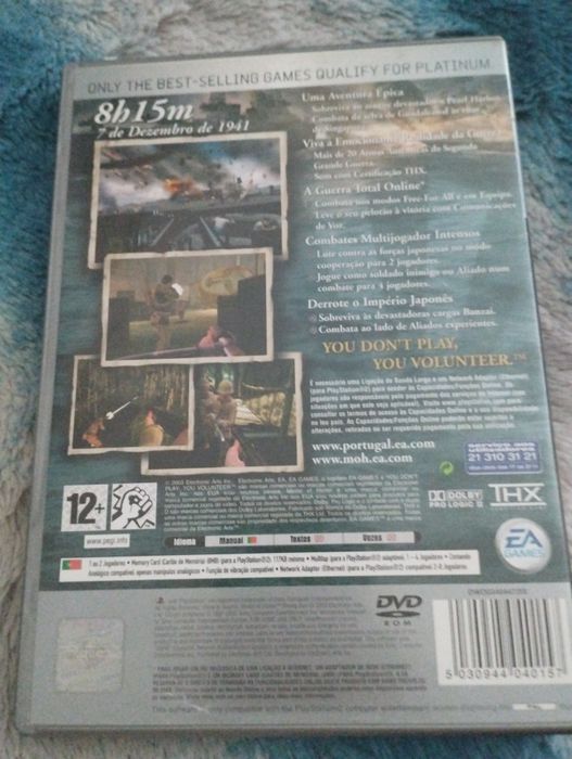 Medal Of Honor Rising Sun Playstation 2