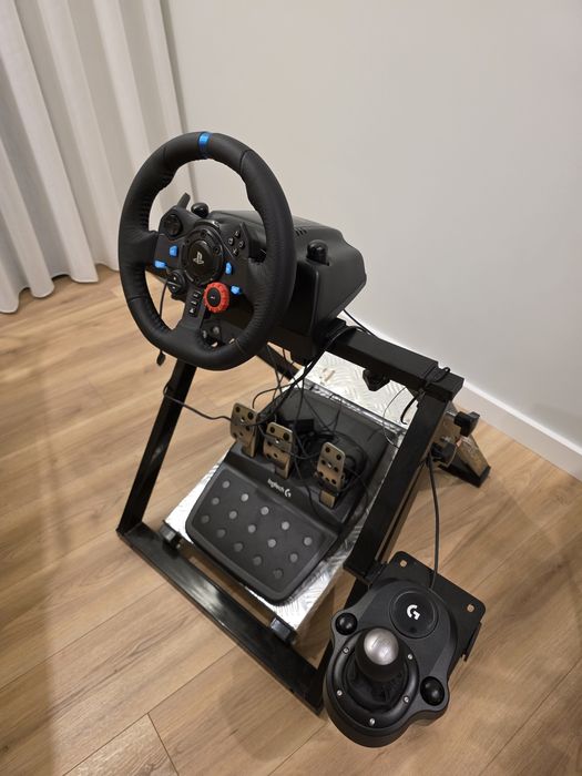 Volante G29 + Shifter com suporte para sim racing