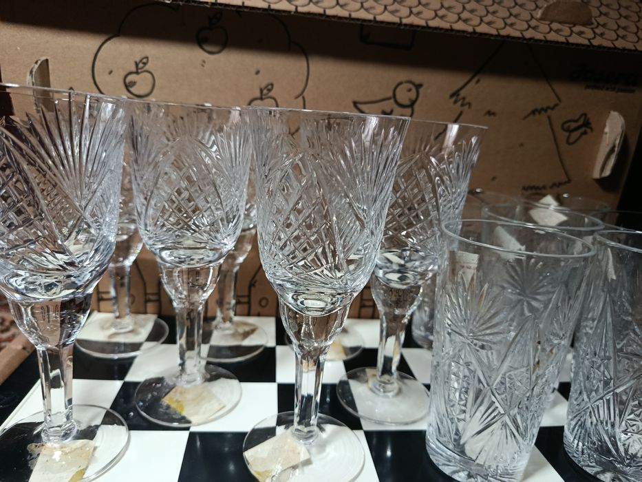 Бокали келихи стакани кришталь бірка