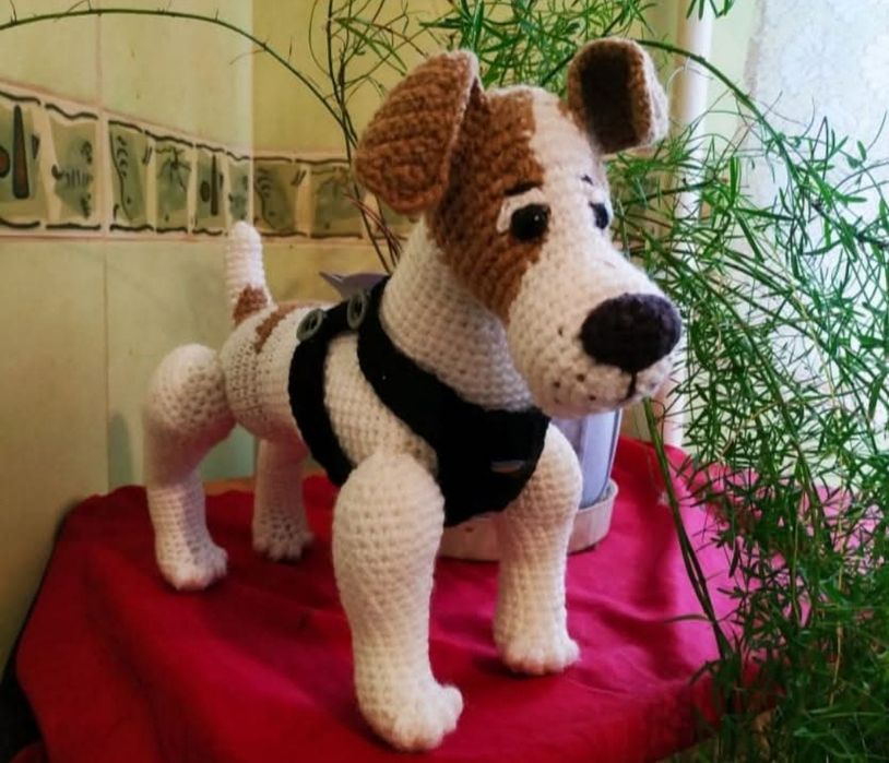 Пес Патрон, в'язаний гачком