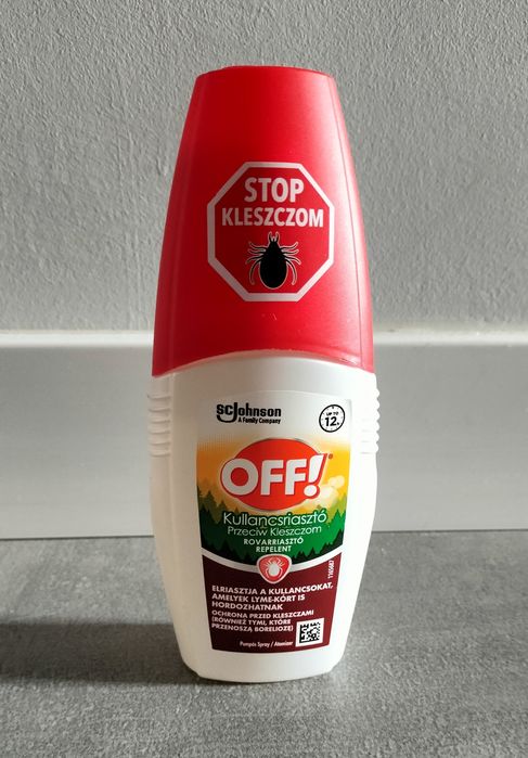 OFF! Atomizer na kleszcze i komary, 100 ml Data ważności 08.03.2025