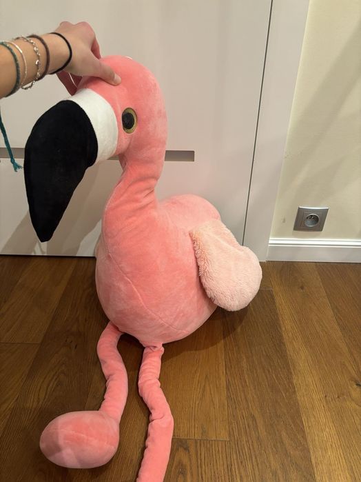 Duży  flaming pluszak