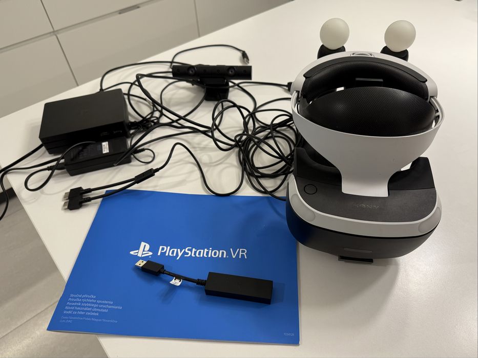Gogle VR1 na PS4/PS5 + 2 pady Move VR