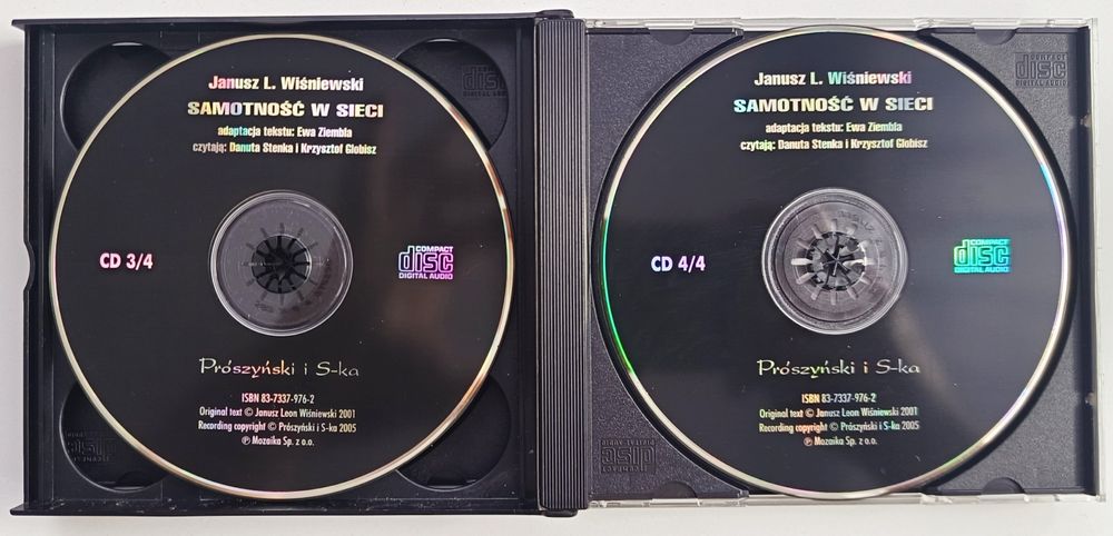 Audiobook Janusz L. Wiśniewski Samotność W Sieci 4CD Box 2005r