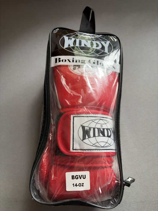 Rękawice bokserskie - Windy Fight Gear - BGVU - Rozmiar oz.14 - STAN KOLEKCJONERSKI