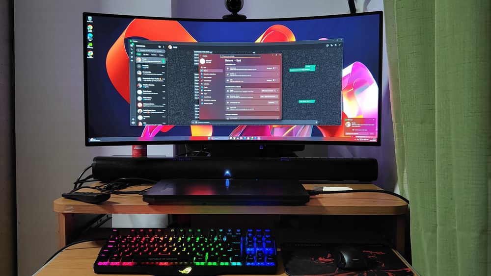 Monitor Curvo LG UltraGear 34GS95QE OLED 34" UWQHD 21:9 240Hz FreeSync