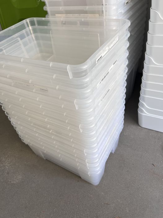 Pojemnik Samla IKEA przezroczysty różne rozmiary 5l 11l 22l