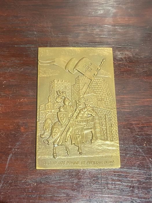 Medalha Chapa Elvas Prenda Diplomática 1998 12,5 cm Numerada 98/500