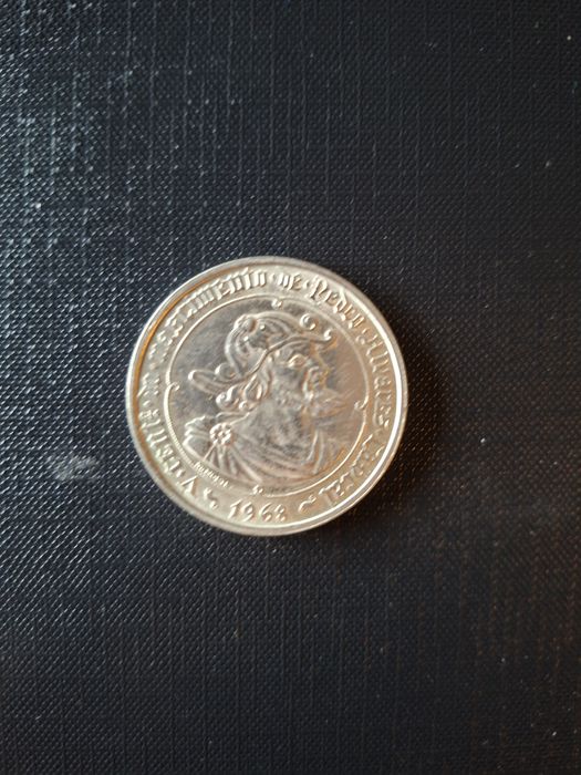Moeda de 50 escudos de prata