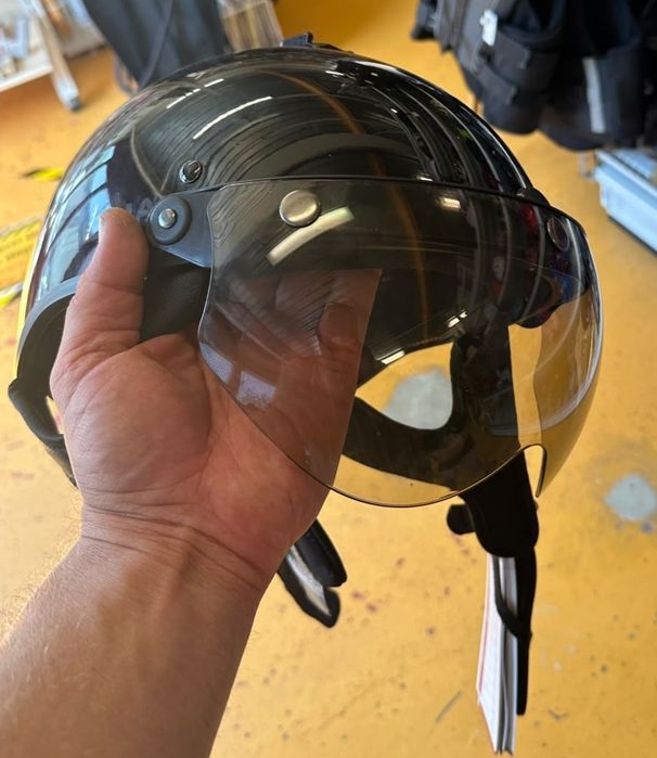 Мотошолом полулицевик Sena Cavalry Bluetooth Half Helmet (Розмір XL, Новий)
