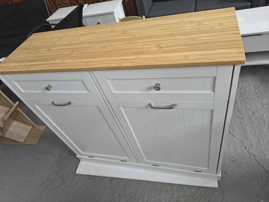 Szafka kuchenna wolnostojącaz 2 szufladami i uchylnymi drzwiczkami